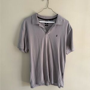 VOLCOM Men's Gray Polo Shirt